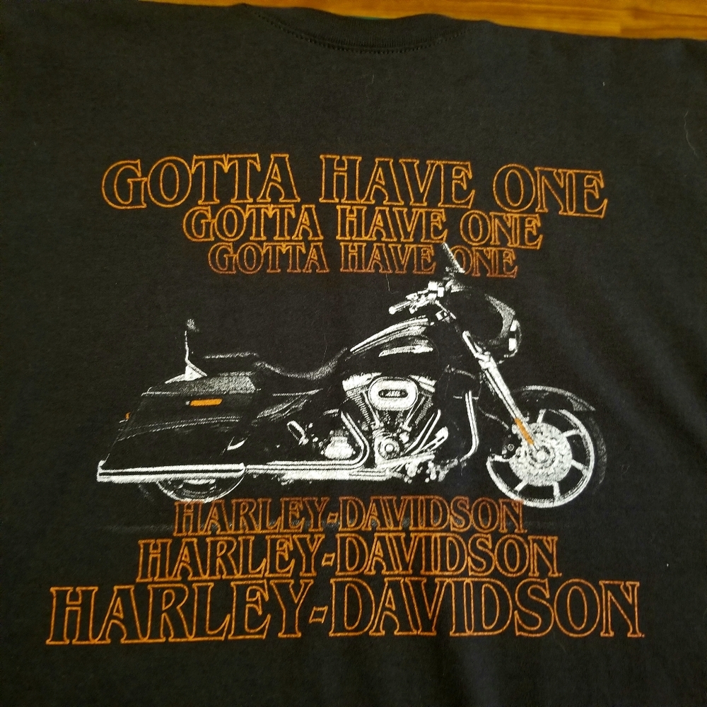 Harley Davidson Tee Men's 2XL Black T Shirt Gotta Have One Motorcycle